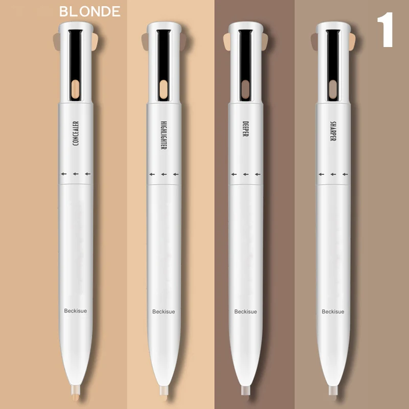 

Explosion recommendation 4 in 1 Easy to Wear Eyebrow Contour Pen Defining Highlighting Eyebrow Microblading SSwell