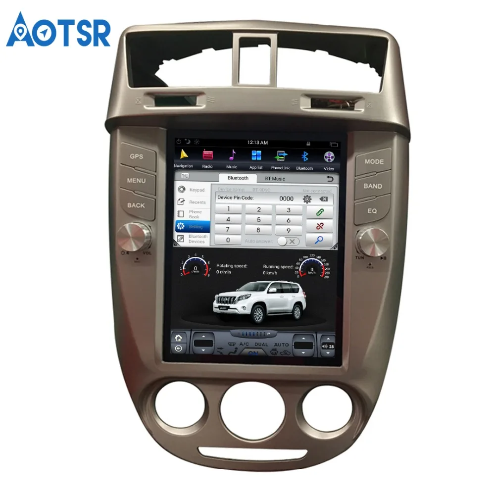 Perfect Tesla style Android Car GPS navigation stereo multimedia For BUICK EXCELLE 2008-2015 no DVD player headunit stereo tape recoder 4