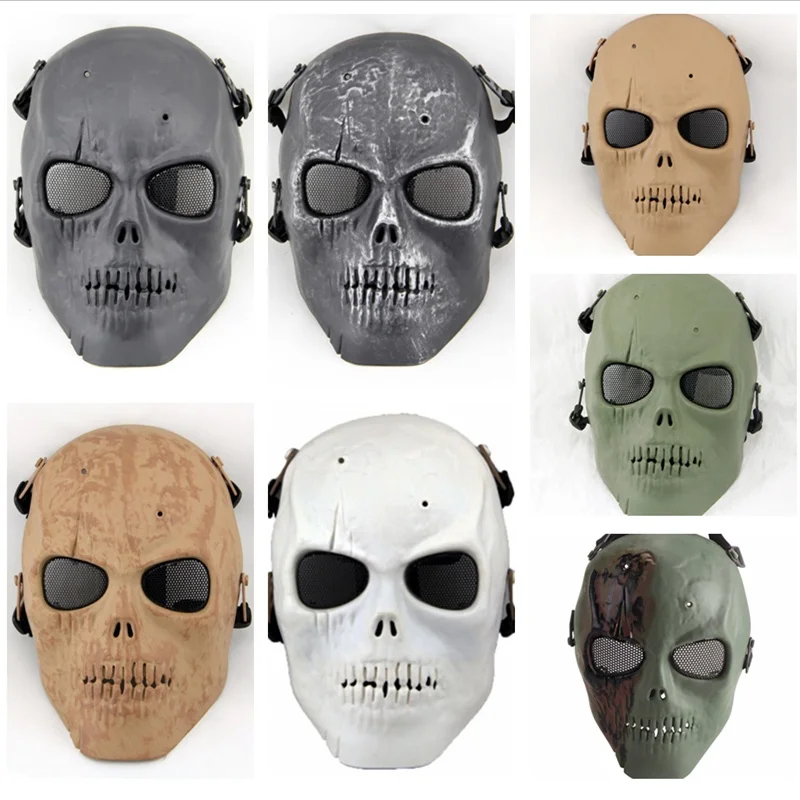 

M01 Army Of Two Wire Mesh Skull Military Tactical Outdoor Wargame Paintball Airsoft Full Face Protective Mask Halloween Party