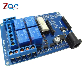 

AC 240V 3A 4 Channel Wireless Relay Module Bluetooth Bee Relay Shield Expansion Board Switch For Arduino HomeApp Smart Home