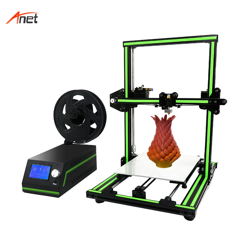 

Anet E10 New Factory Desktop 3D Printer Raprap i3 Aluminum Frame DIY Kit 3D Printer With Large Printing Size Impressora 3d