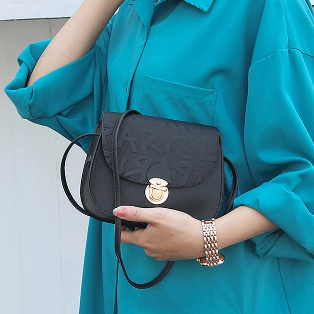 Simple Small Flap Shoulder PU Leather Bags Women Girls Pure Color Mini Messenger Chest Bag Cross body Handbags bolsa feminina