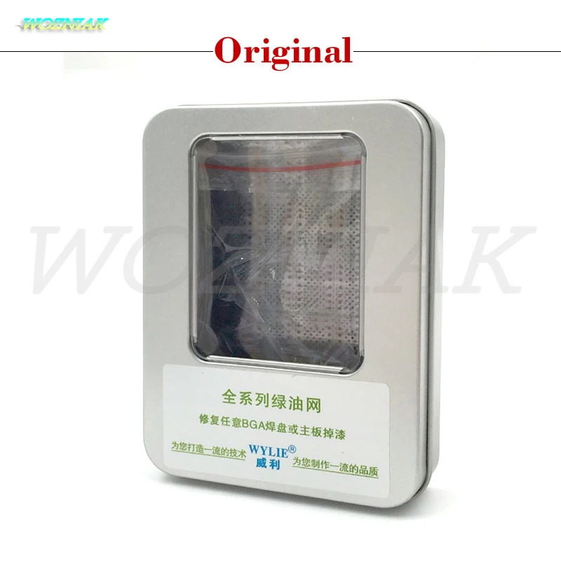 

Wozniak BGA Stencil of Solder Mask Ink Tool Kit for Fix Repair for iPhone NAND Flash IC Chip Reballing Logic Board UV Welding