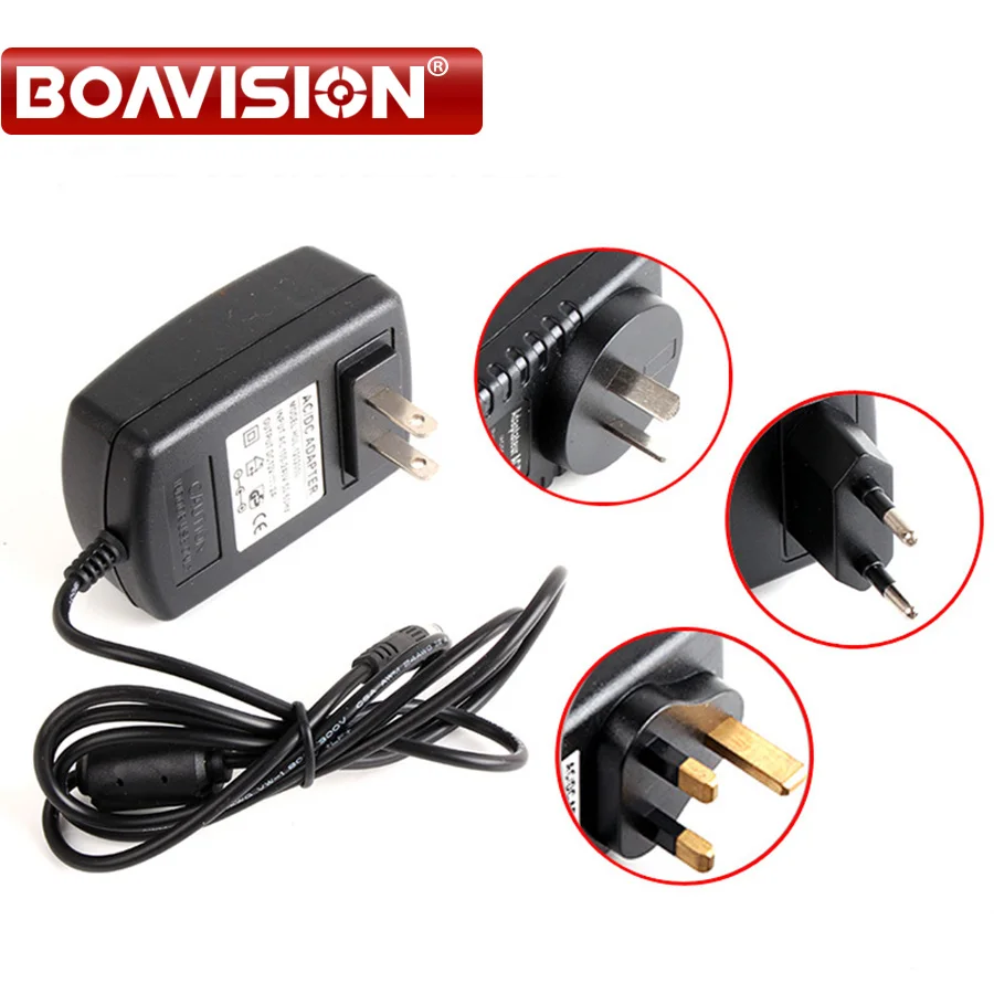  Qualified AC 110-240V To DC 12V 2A CCTV Power Supply AdapterEU/US/UK/AU Plug ABS Plastic - 32808041975