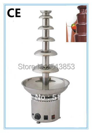 

Free shipping, CE Certified Chocolate Fountain Stainless Steel 6 tiers