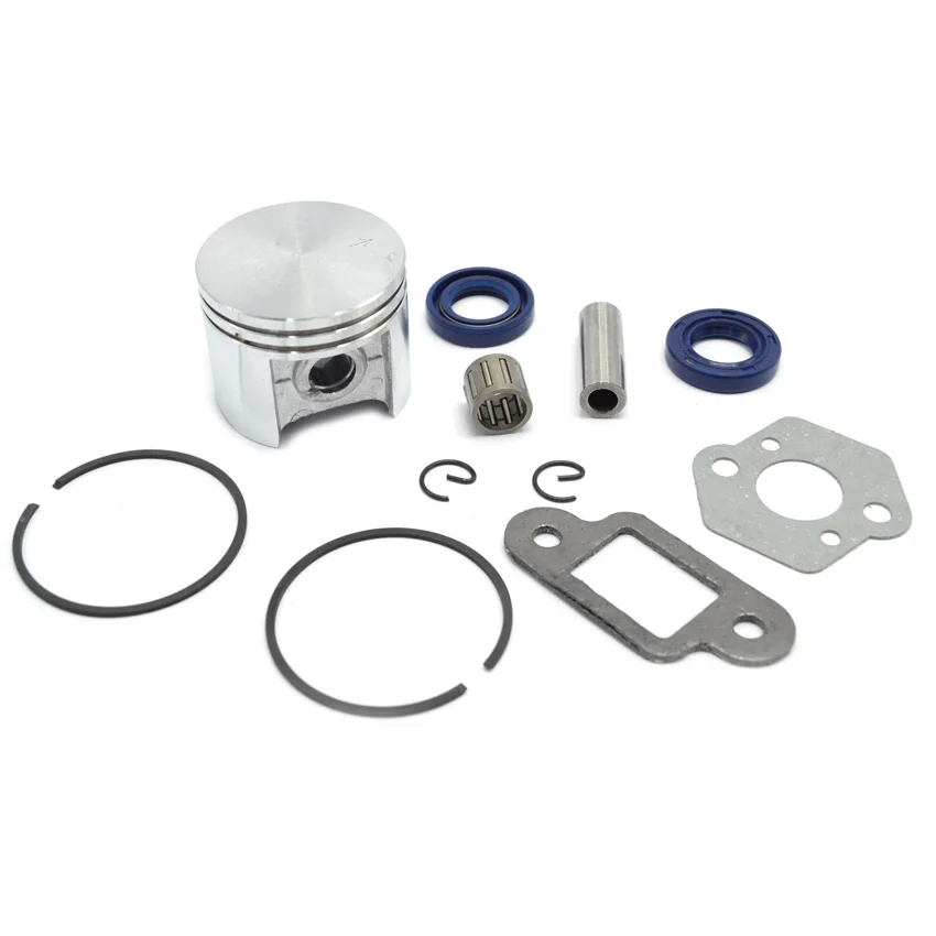 Buy Chainsaw Piston Set Needle Bearing Kit Oil Seal Carburetor Muffler Gasket