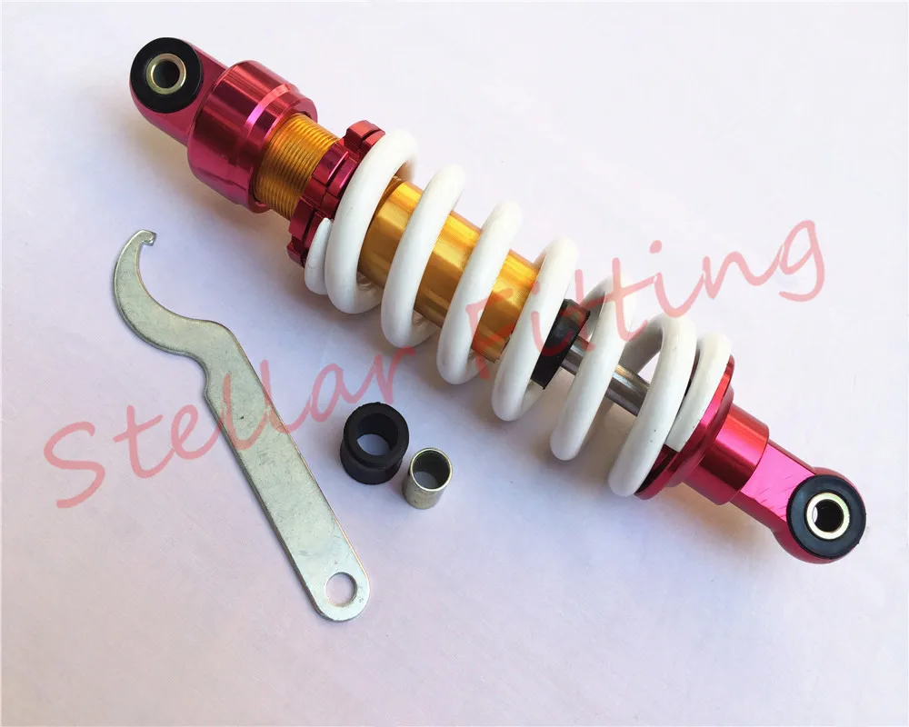 

Suitable for:motorcycle suvs A streetcar named after shock absorber 280mm Aureate + white 1 only