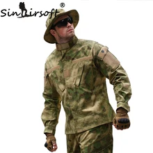 SINAIRSOFT Military Tactical Cargo Pants Uniform Waterproof Camouflage BDU Combat US Hunting Clothing Set