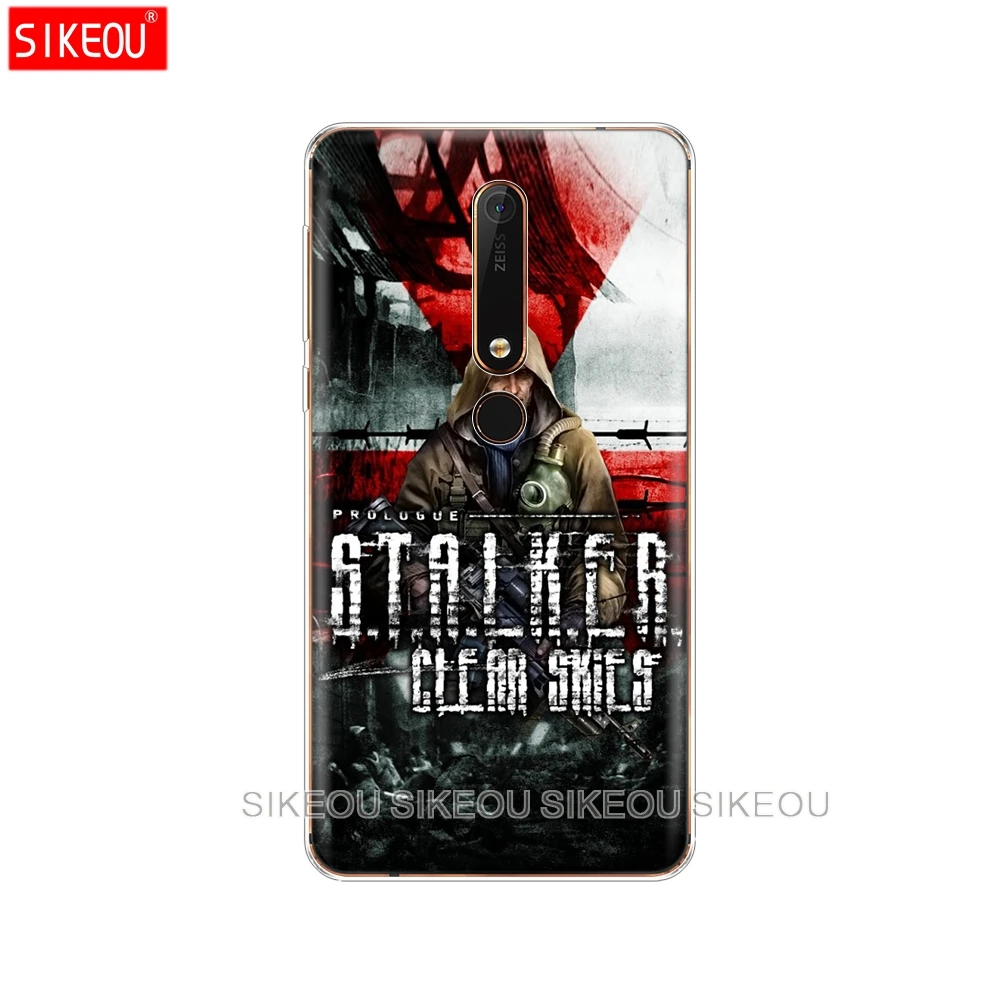Силиконовый чехол для телефона Nokia 5 3 6 7 PLUS 8 9 /Nokia 1 2 2018 stalker clear sky Game Fashion|Бамперы| |