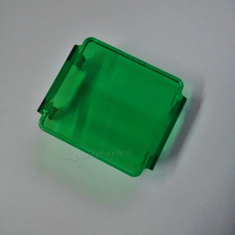 Protetor à Prova de Poeira Barra de Luz de Led Claro para 3x3 Âmbar Unidades Preto Vermelho Verde Azul Polegada 12w Quadrada 18w 24w 4 19 Protetor à prova de poeira âmbar 4