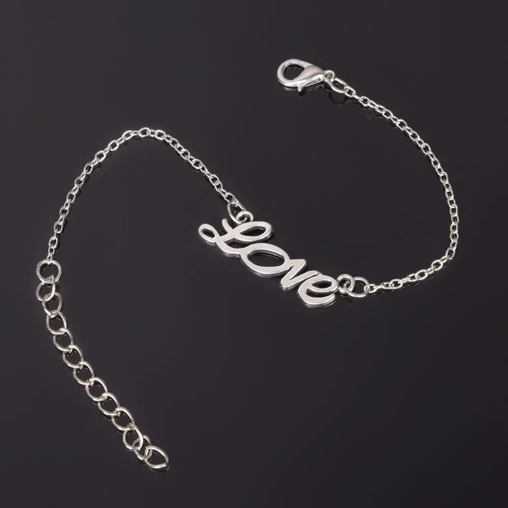 Simple Style Silver Plated Charm Bracelet Jewelry Gift Wedding Banquet Wholesale Top Quality 1 D2 8