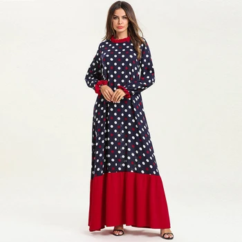 

Robe Musulmane Long Vestido Kaftan Abaya Turkey Dubai Arabic Muslim Hijab Dress Caftan Women Islamic Clothing Eid Ramadan Elbise