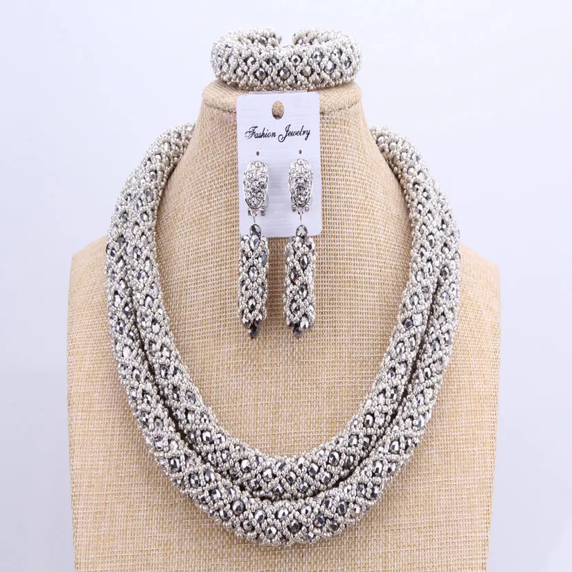 Свадебные ювелирные наборы в африканском стиле 3 слоя|african jewelry set|beaded setbrand sets |