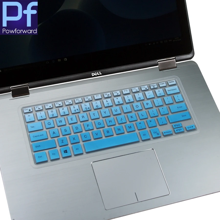 Силиконовый чехол для клавиатуры ноутбука Dell Inspiron 13 2018 Series 5000 5368 5378 5379 7000|Наклейки