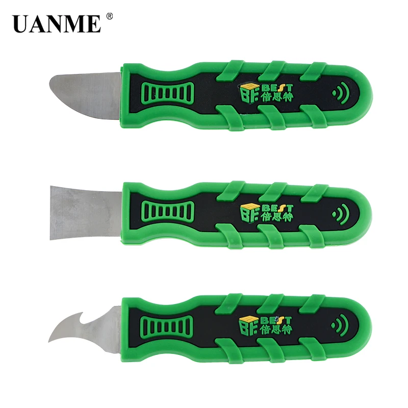 

Best New Arrived 3PCS/SET Phone Tablet Confortable handle Opening Tools Metal Spudger Set For iPhone iPad Samsung Smartphone PC