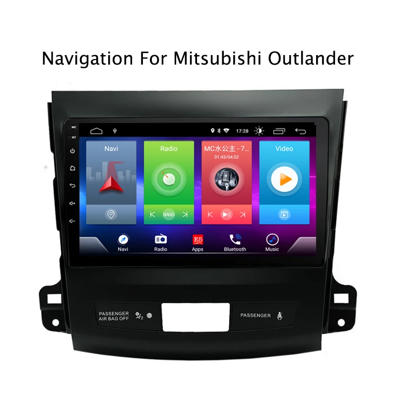 Flash Deal Full Touch Screen Car Android 8.1 Radio Player For MITSUBISHI OUTLANDER 2006 GPS Navigation Video Multimedia Built In Bluetooth 2