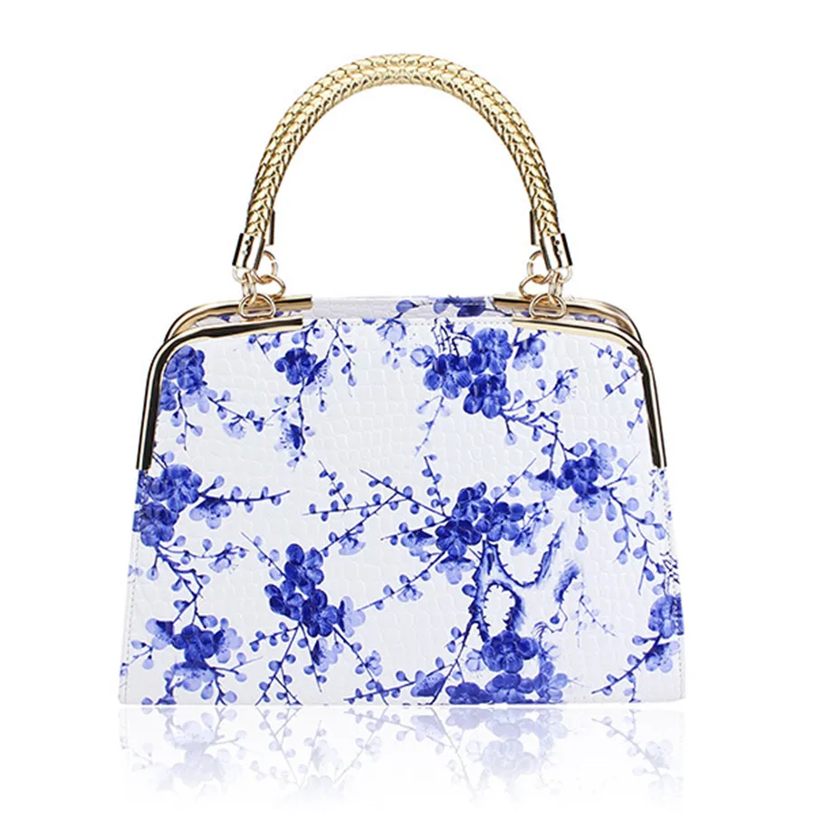 Handbags Women Porcelain Handbags Blue And White Ethnic Shoulder Bags Crossbody Bags 2016 New-in ...