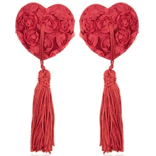 Дамы сексуальные соски крышка Роза пирожки Для женщин соски Обложки Clubwear наклейки для сосков бюстгальтер Cubre Pezones колодки аксессуары