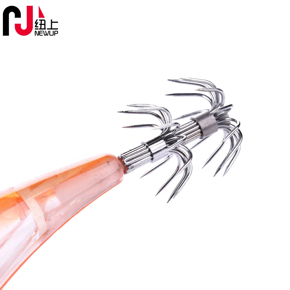 NEWUP 1 шт. 105 мм 15 г 3 0 # кальмарные Джиги световые рыболовные приманки Светодиодный