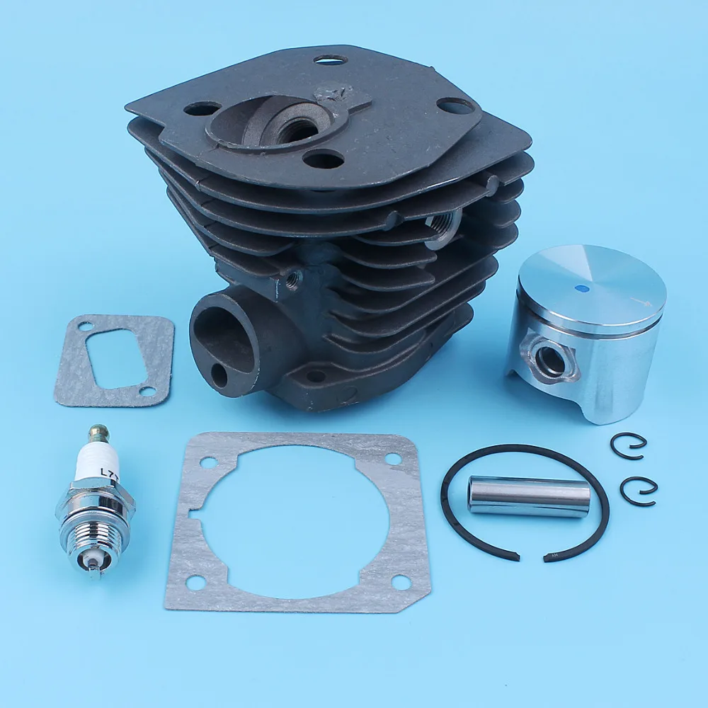

Nikasil Cylinder Piston Pin Ring Gasket Spark Plug Set For Husqvarna 353 351 350 346XP 44MM Big Bore 340 345 Chain Saw