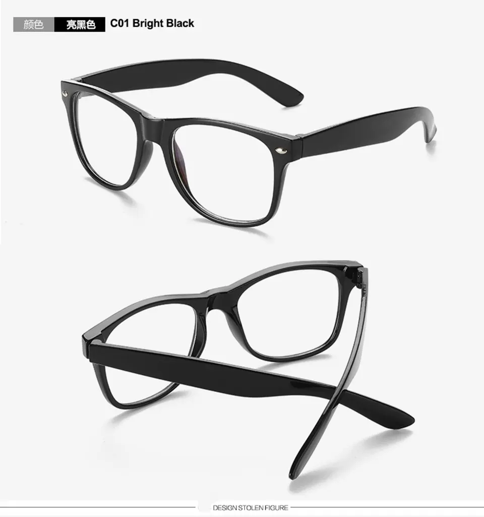 Модные очки для защиты от Голубых лучей, компьютерные очки, прозрачные очки для женщин и мужчин, ретро очки для близорукости, прозрачные линзы, унисекс