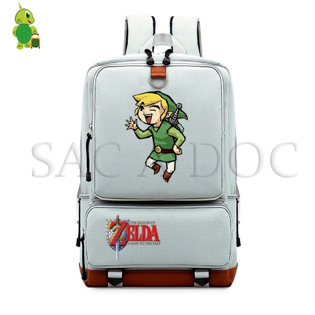 The Legend of Zelda Game Link Backpack Women Men Canvas Laptop Backpack School Bags for