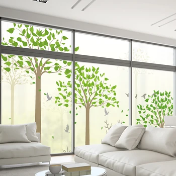 

Frosted glass stickers glass door stickers small fresh glass stickers transparent opaque film stickers Self-adhesive