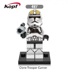 Одной продажи Space Wars Clone Trooper Cunner Имперского штурмовика Кирпичи Строительные блоки best образование игрушки для детей XH 487