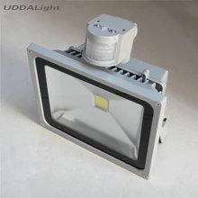Серый светодиодный рефлекторный Датчик 30w projecteur led exterieur avec capteur скидка 30