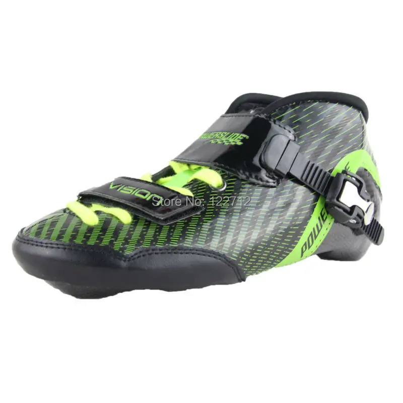 powerslide vision professional roller skates,PS inline speed skate for adults, Green and purple