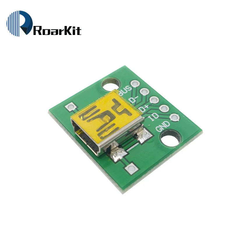 5 шт./лот USB-02 MINI USB Поворотная гнездовая головка DIP Sop ДЛЯ Dip имеет сварочную