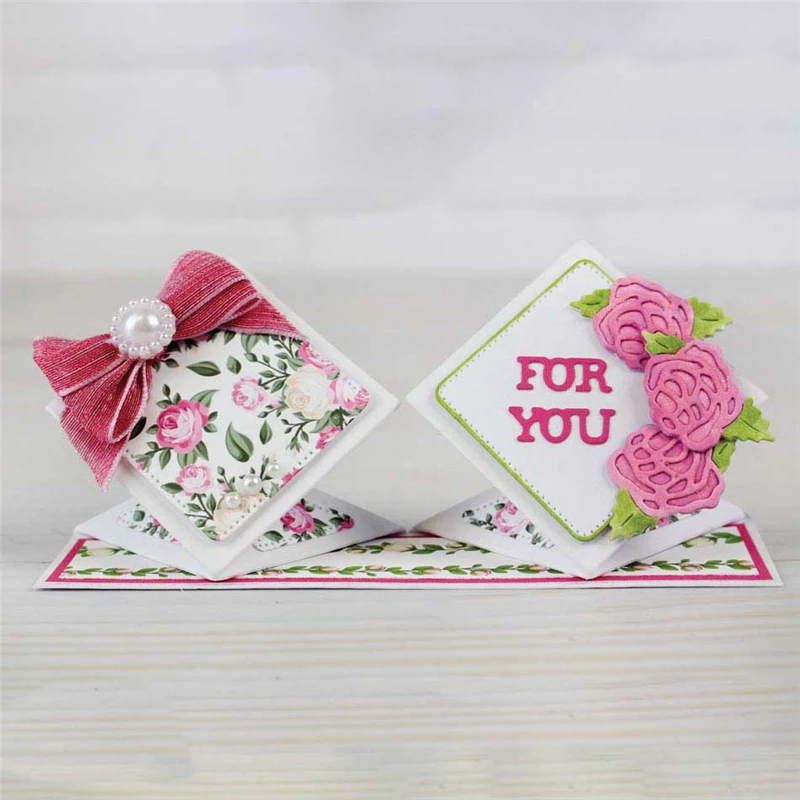 

YaMinSanNiO Flower Metal Dies Cutting Dies Scrapbooking Embossing Dies Cut Stencils DIY Cards Craft Dies for New 2019