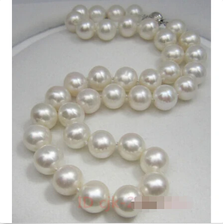 

FREE SHIPPING>>>@@ > HUGE 17"10-11MM GENUINE WHITE PEARL NECKLACE PERFECT Excellent Luster AAAA^^^@^Noble style Natural Fine jew