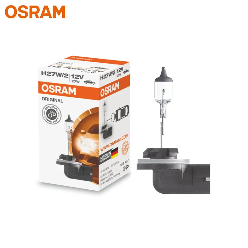 OSRAM Оригинал 881 H27/2W 12V 27W 3200K стандартные Автомобильные противотуманные лампы