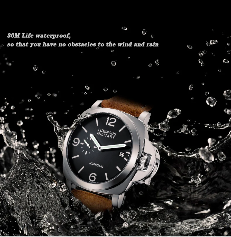 KIMSDUN top brand sport Men Watch Luxury Business Fashion Clock Mens Watches Waterproof Quartz Relogio Masculino