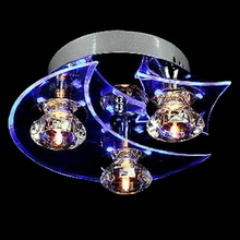NFLC Contemporary LED Crystal Pendant Lamp Lighting Chandelier