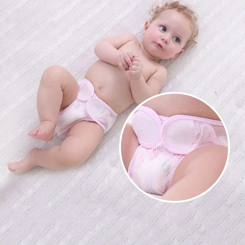

Baby Summer Nappies Mesh Breathable Pants Comfortable Washable Reuseable Infant Diaper YJS Dropship