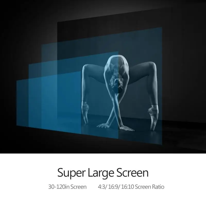 32G WiFi LED DLP Micro Projector 1000:1 Contrast Ratio Home Theater Effect Bluetooth Video Projector with Remote Controller 32G WiFi LED DLP Micro Projector 1000:1 Contrast Ratio Home Theater Effect Bluetooth Video Projector with Remote Controller