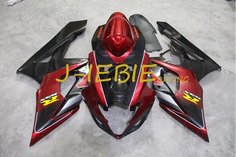 

Red Black ABS Injection Fairing Body Work Frame Kit for SUZUKI GSXR 1000 GSXR1000 K5 2005 2006