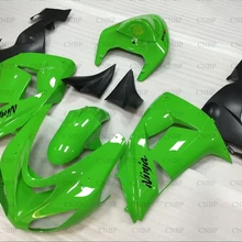 Для Kawasaki ZX10r 2006-2007 тела Наборы Ninja ZX 10r 07 тела Наборы ZX10r 06 зеленый черный обтекатель для мотоцикла