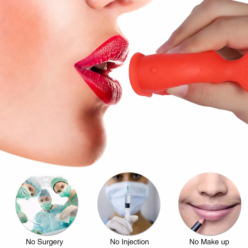 Силиконовый сексуальный полный блеск для губ в форме рыбы устройство для увеличения губ для женщин