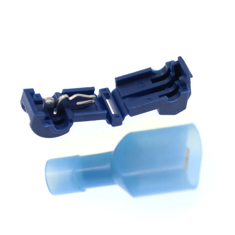 

10pcs/lot L1 T Type Quick Splice Crimp Terminal Wire Convenient Connector For 1.2-2.5mm Line