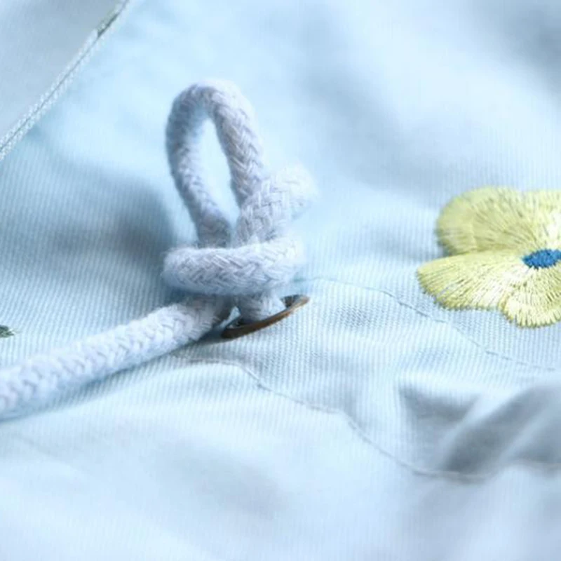 DOSOMA/ весенние куртки с вышитыми цветами для девочек; куртки и пальто с капюшоном для новорожденных; детская одежда; ветровка для девочек