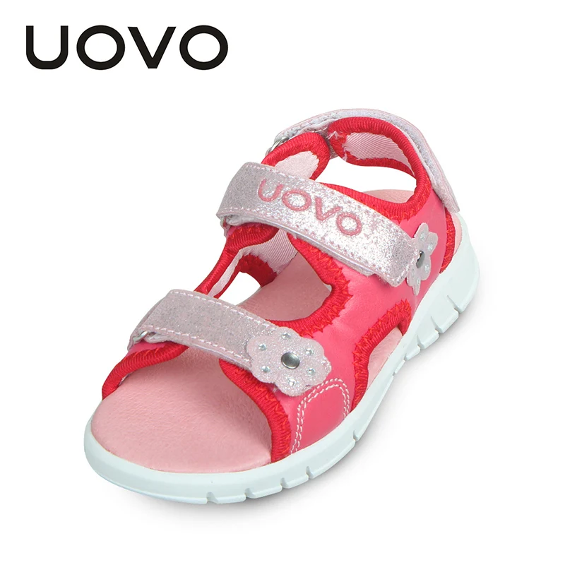 

UOVO High Quality Baby Toddler Sandals Light Weight Sole Little Boys Girls Sandals Kids Sandals Two Straps Children Summer Shoes