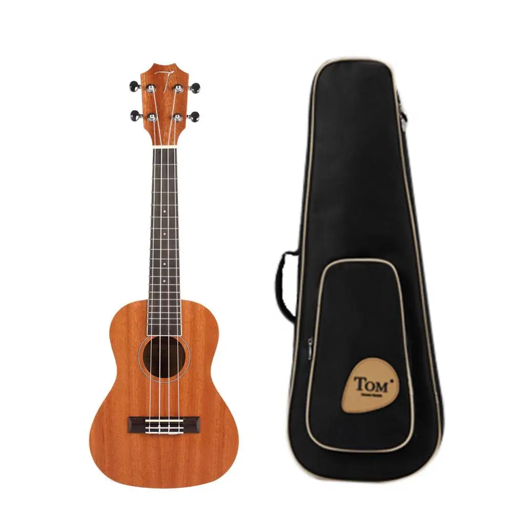 

23 Inch Ukulele Sapele Soprano Four Strings 15 Frets Natural Color Hawaii Guitar Rose Wooden Musical Instrument For Beginners