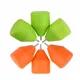 3pc Orange and Green