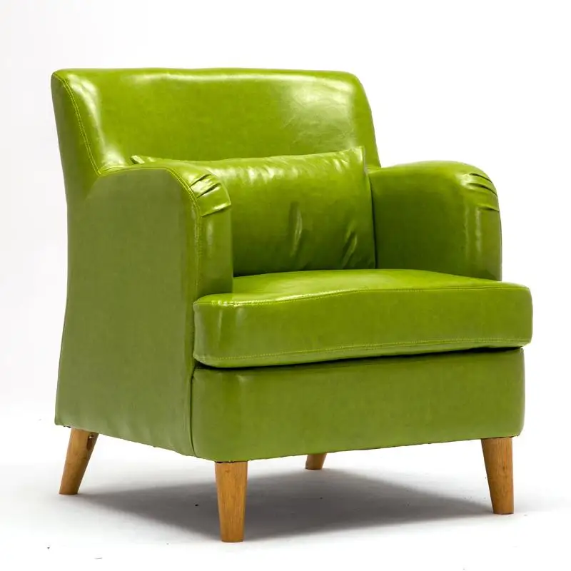 Современный минималистичный небольшой диван для гостиной, двойной Трехместный тканевый диван для спальни, для отдыха, скандинавский одноместный диван, компьютерное кресло - Цвет: style 13