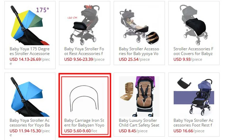 175 Degrees Baby Stroller Pad+ Sun Shade Cover for Babyzen Yoyo Yoya Infant Pram Accessories Sunshade Canopy Cushion Seat Liner