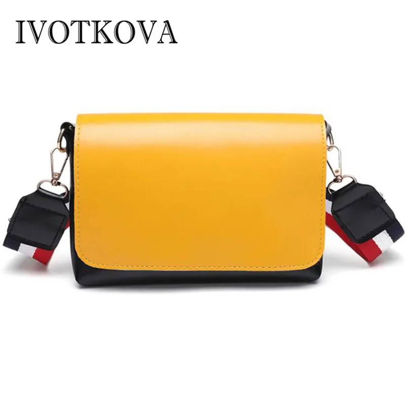 

IVOTKOVA Women Small Handbags Fashion Designer PU Leather Messenger Bag Famous Brand Crossbody Bags for Women Shoulder Purses