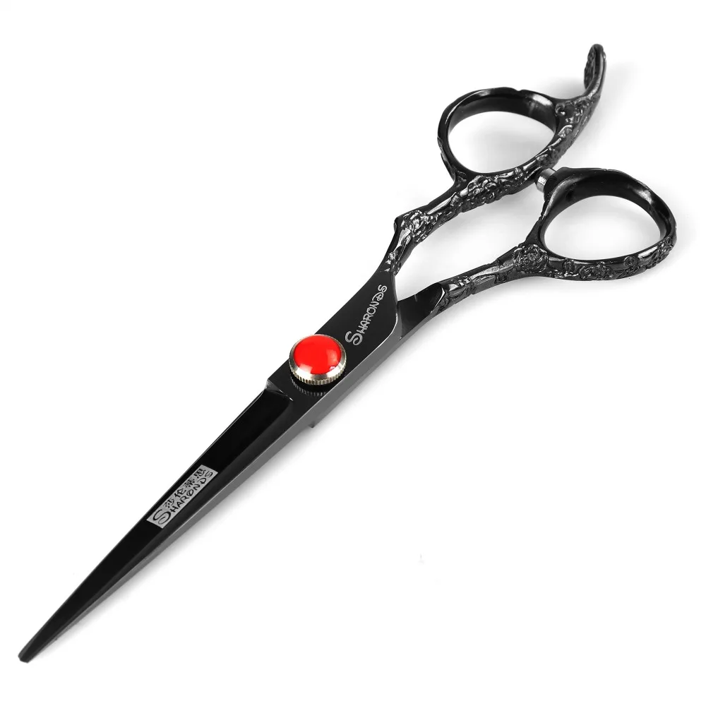 Профессиональная парикмахерская ножницы 6 дюймов ножницы черный узор японский Парикмахерские ножницы комплект стрижка ножницы makas